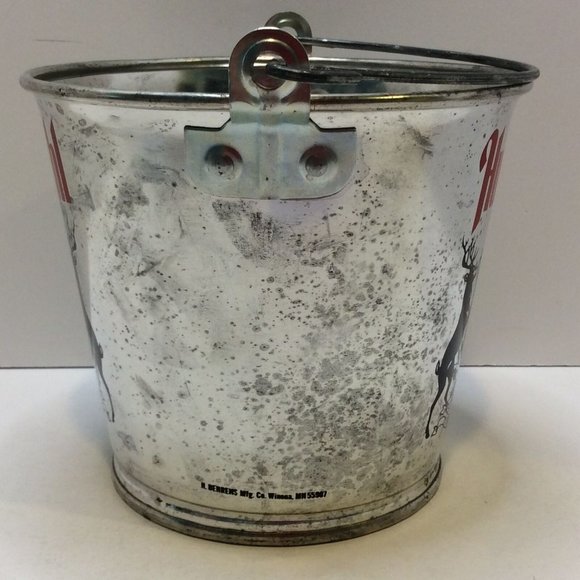 Hudepohl Beer Brewing Company Galvanized Metal Chill Pail Can Cincinnati Ohio - Picture 3 of 10